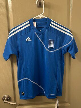 Adidas Greek National Football Team Jersey - Youth Medium